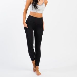 Zyia Active Hi-Rise Leggings - Black size 2